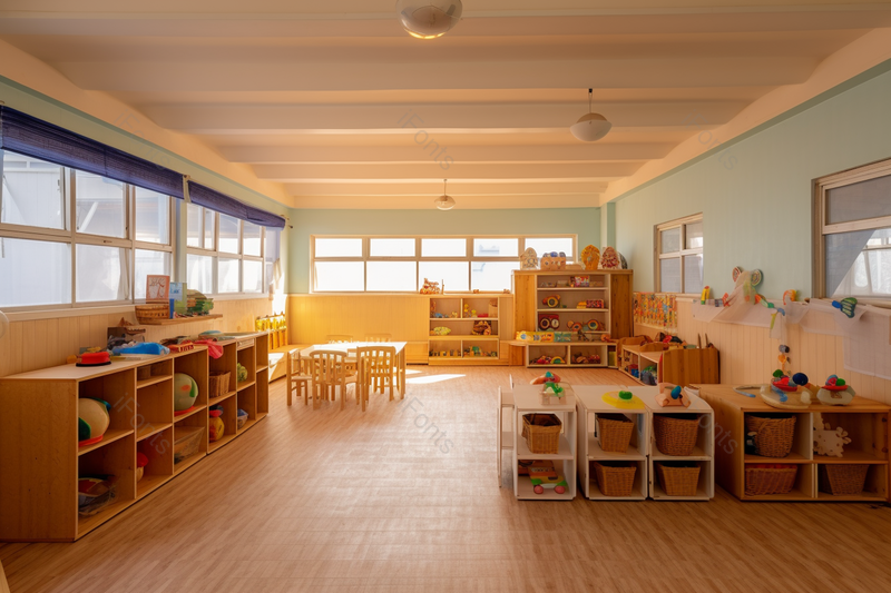 整齐的儿童活动场所幼儿园教室,高清,摄影图,摄影图片,图片大全,摄影图免费下载